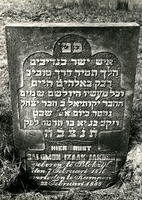 F004140 Grafsteen van Salomon Izaak Jakobs, geboren te Blokzijl den 7 februari 1816 overleden te Kampen 22 februari ...