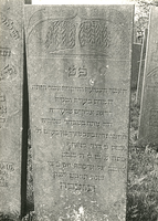 F004152 Grafsteen van Anna Meijer van Beem, overleden 16 januari 1869, echtgenote van David Levie Schaap, oud 41 jaar. ...