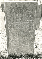 F004080 Grafsteen van Hertog Beenhouwer, overleden 10 december 1863, oud 81 jaar. Het begin van het lot van de mens is ...