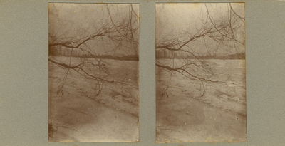 F010818 De winter van winter 1917, de IJssel is in zijn geheel dicht gevroren.