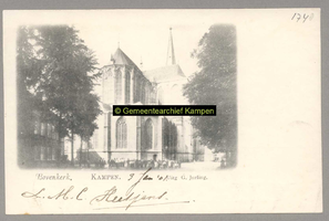 F001748 De Bovenkerk (ook wel St. Nicolaaskerk) is een grote, gotische kruisbasiliek. De kerk heeft een kerktoren en ...