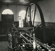 F003441 Het binnenwerk van het oude stoomgemaal aan de Kamperzeedijk in Mastenbroek.