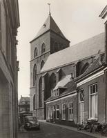 F000929 De Buitenkerk aan de Buiten Nieuwstraat nr. 101, nr. 99 en nr. 97, deze laatste twee zijn de kosters woning, en ...