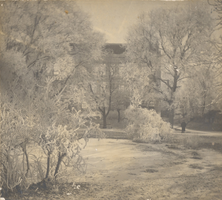 F000773 Gemeentelijke Hogere Burgerschool en Gymnasium aan het Engelenbergplantsoen nr. 5, op de voorgrond het ...