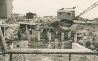 F011577 Grondwerkzaamheden voor de bouw van Huize Engelenberg aan de Slenkstraat 14 te IJsselmuiden, de bestaande ...