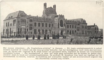 F000749 Stadsziekenhuis De Engelenbergstichting aan het Engelenbergplantsoen nr. 7, ontworpen door architect W. ...