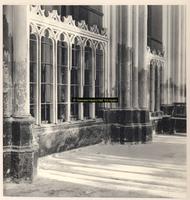 F001798 Gedeelte van de koorafsluiting in de Bovenkerk voor de restauratie van 1958.