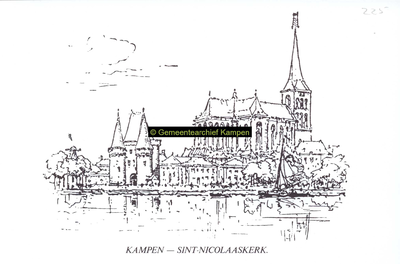 F005742 Bovenkerk en Koornmarktspoort.