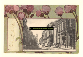 F001257 Oudestraat, gezien ter hoogte van de Zeepzieders-steeg, rechts - richting Nieuwe Toren.