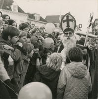 F010307 Aankomst Sint Nicolaas in Kampen 1966.