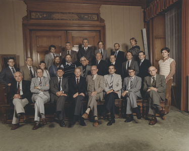 F012925 Raad der Gemeente en gemeente secretaris 1982 - 1986.