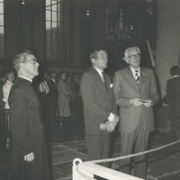 F012949 Bezoek van Prins Claus ter gelegenheid van de ingebruikneming van de gerestaureerde Buitenkerk op 16 september ...