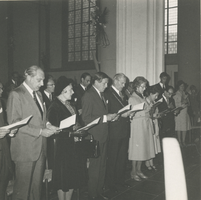 F012951 Bezoek van Prins Claus ter gelegenheid van de ingebruikneming van de gerestaureerde Buitenkerk op 16 september ...