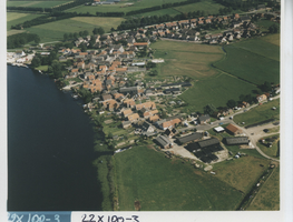 F014513 luchtfoto Grafhorst aan het Ganzendiep.