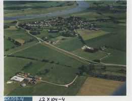 F014530 Luchtfoto van 's-Heerenbroek met Zwolseweg.