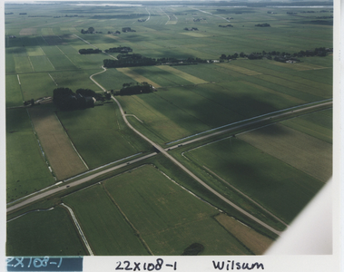 F014537 Luchtfoto in de buurt van Wilsum .