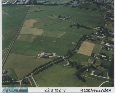 F014578 Luchtfoto IJsselmuiden van het toekomstig industrieterrein Koster .