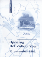 F014768 Opening van het Zalker veer op 11 november 1996 door minister Annemarie Jorritsma.