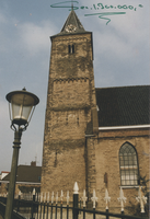 F014810 Foto uit een serie opnamen voor de taxatie WOZ 1995 - Toren van de Ned. Herv. kerk IJsselmuiden.