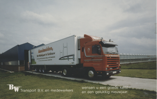 F014897 Sponsoring gemeente opschrift op de vrachtwagens van transportbedrijf Wezenberg, t.b.v. de stimulering van de ...