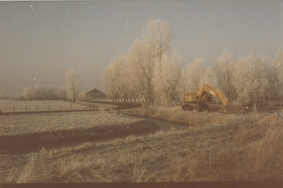F015132 Buitengebied IJsselmuiden winters landschap.