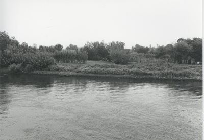 F015679 Fotoreportage van de oevers van de De Hank aan de IJsselzijde (tussen Wilsum en De Zande).