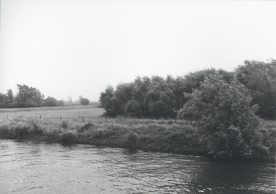 F015687 Fotoreportage van de oevers van de De Hank aan de IJsselzijde (tussen Wilsum en De Zande).