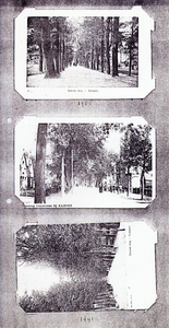 F015834 Gefotokopieerde pagina's van een verzameling ansichtkaarten van voornamelijk IJsselmuiden en Zalk - Nieuwe Weg ...