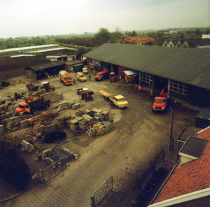 F015850-2 Contactafdruk van luchtfoto's van de locatie van de gemeentewerken IJsselmuiden.