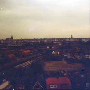 F015850-3 Contactafdruk van luchtfoto's IJsselmuiden gespiegeld.