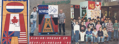 F016424 Avercampschool Kampen - Koninginnedag en bevrijdingsdag.
