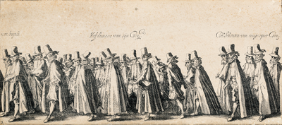  Lijkstatie van Walraven van Brederode (1547-1614), op 29 januari 1615 begraven te Vianen: prent 3