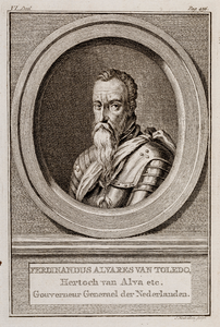  Portret van Ferdinandes Alvares van Toledo, hertog van Alva (1507-1582)