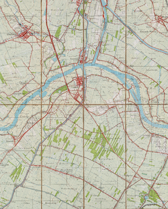 Topografische kaart van Nederland 1:25.000. Blad 38F (Vianen)
