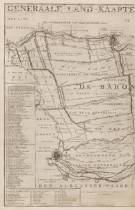  Generaale land-kaarte van den Loopicker-waard, gemeeten anno 1771 (linkerblad)