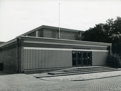  De Churchillhal. Ter vervanging van het verenigingsgebouw 'De Grondslag' werd de Churchilhal gebouwd. Opening 22 april ...