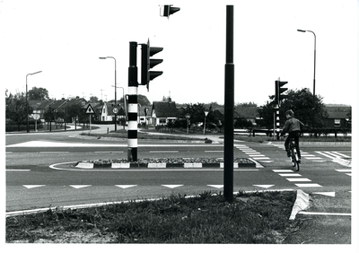  Gezicht vanaf de Burgweg op het kruispunt Zeisterweg - Werkhovenseweg.
