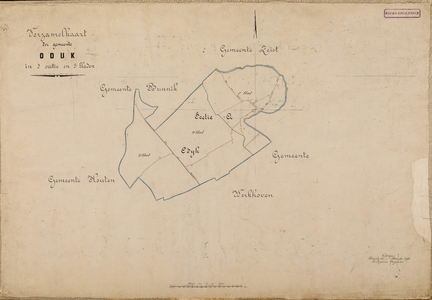  Kadastrale kaart gemeente Odijk, verzamelplan