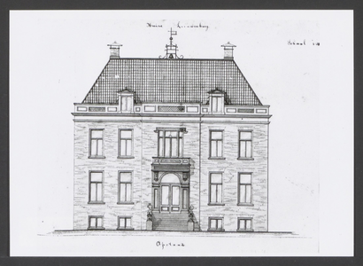  Tekening van huis Leeuwenburg.