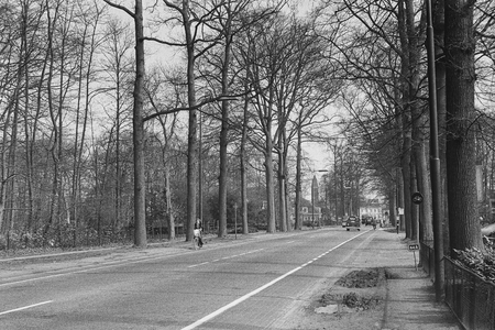  De Hoofdstraat richting Sparrendaal en het centrum van Driebergen (foto 1 in de scriptie)