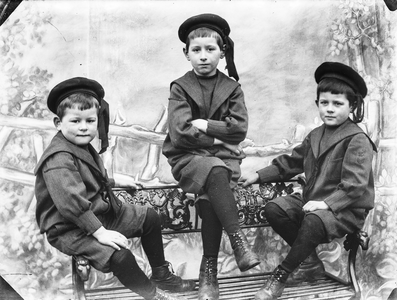  portret drie jongens