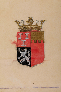  Geschilderd wapen van de gemeente Driebergen-Rijsenburg