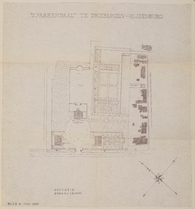  Plattegrond van het landgoed Sparrendaal (blad 4)