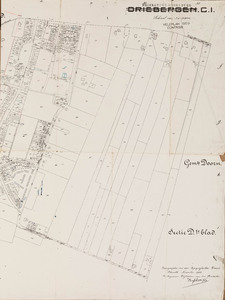  Kadastrale gemeente Driebergen-Rijsenburg, sectie C, 1ste blad (veldplan) (reproductie)