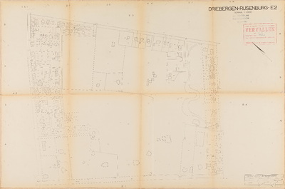  Kadastrale gemeente Driebergen-Rijsenburg, sectie E, 2de blad (gemeenteplan) (reproductie)