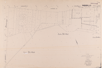  Kadastrale gemeente Rhenen: Sectie A, 2de blad (gemeenteplan), ondergrond 1932