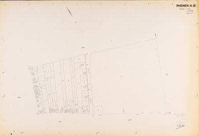  Kadastrale gemeente Rhenen: Sectie H, 12de blad (netteplan, reproductie), ondergrond 1934