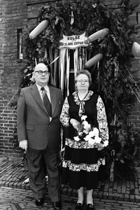  Rijk van Laar en zijn vrouw 35 jaar getrouwd woonachtig op de Steilestraat