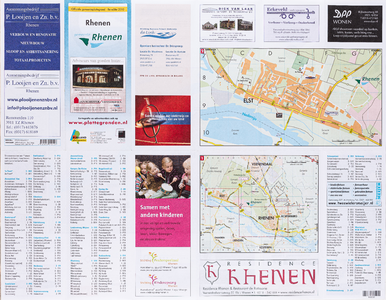  Plattegrond gemeente Rhenen (overzichtskaart) met Elst (8ste editie)
