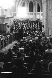  Ebenhaezer koor treedt op in de Cunerakerk